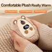 1Pc Plush Hand Warmer Mini Portable Handwarmers 3-Gear Temperature Adjustment Long-Lasting Heating Pocket Heater Winter Supplies
