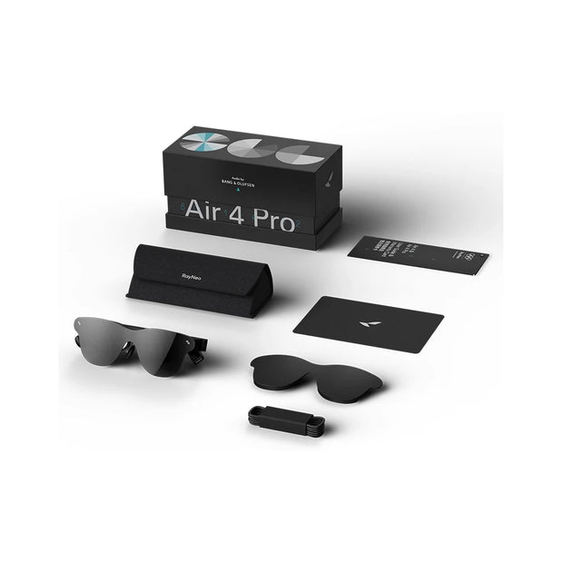 Air 4 Pro AR Glasses 4K HDR10 135" Virtual Screen Micro-Oled 120Hz Head-Mounted XR Bluetooth DP