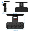 4000W Eu Plug Power Strip Multifunction Socket Smart Night Light Independent Switch European Standard Outlet with USB C Ports