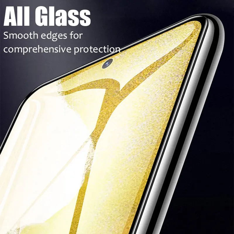 3Pcs Tempered Glass for Samsung Galaxy S23 S24 S25 plus Fe A05S A15 A25 A35 A55 Screen Protector for Samsung S25 Edge S24 Ultra