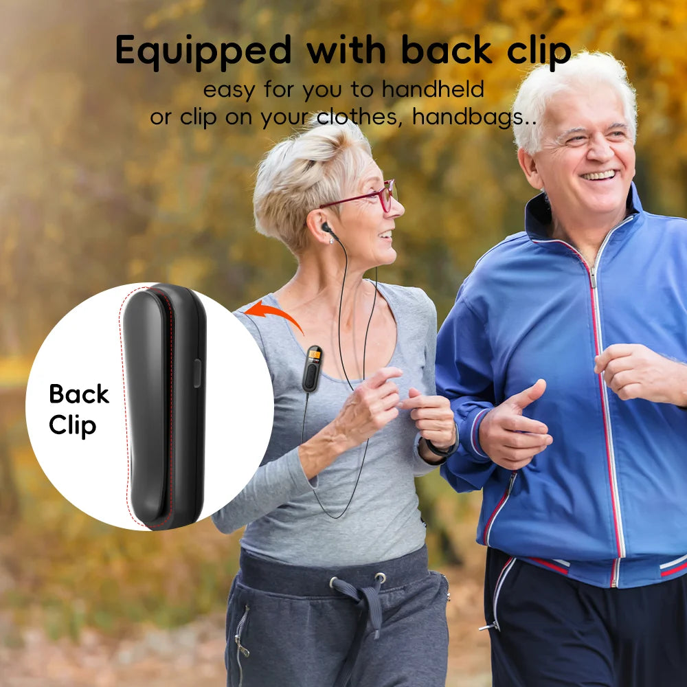 Rechargeable Mini Portable FM Radio with Clip