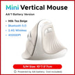 Vertical Mouse Wireless Bluetooth5.0 2.4G Ergonomic 4000DPI 6 Mute Buttons for Macbook Tablet Laptops Computer PC Mice