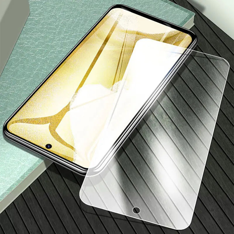 3Pcs Tempered Glass for Samsung Galaxy S23 S24 S25 plus Fe A05S A15 A25 A35 A55 Screen Protector for Samsung S25 Edge S24 Ultra