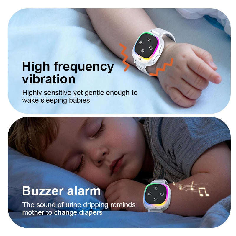 New Kids Bedwetting Alarm Wireless USB Rechargeable Portable Wearable Vibration Reminder Children Potty Training Elderly Baby