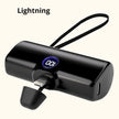 Fast Charging Power Bank Portable Charger External Battery Pack for Iphone Android LED Digital Display 5000Mah Mini Powerbank