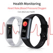 1.1 Inch Amoled Heart Rate Monitor Smart Bracelet Wristband Slim Smart Watch Men Women Waterproof Fitness Tracker Band