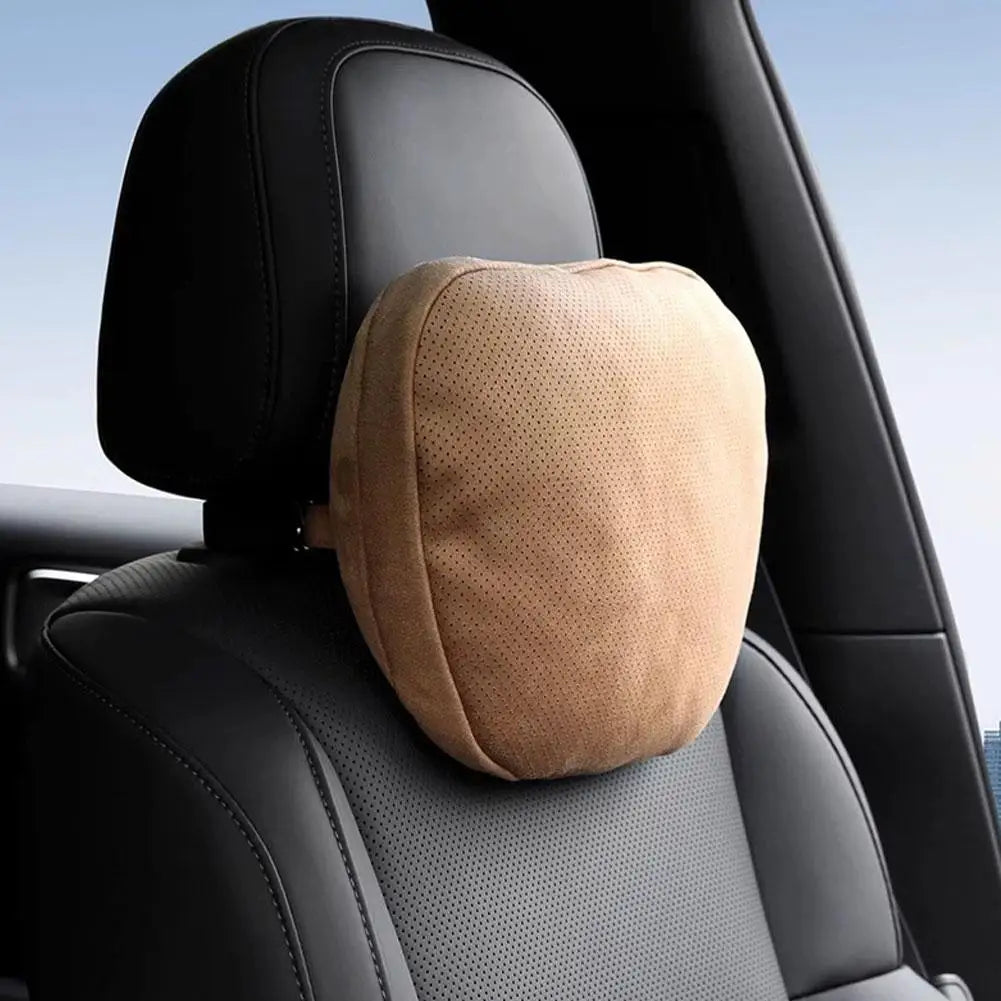 Headrest Universal Adjustable Car Neck Pillow Lumbar Support Cushion Soft Memory Foam for S Class Sedan SUV Vehicle Comfort