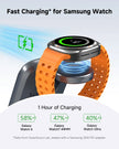 Swanscout 703S Charging Station for  S25 S24 Ultra S23 Z Flip 7 Z Fold 7 Wireless Charger for Galaxy Watch 8 7 for Buds 3