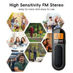 Rechargeable Mini Portable FM Radio with Clip