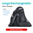 Vertical Mouse Wireless Bluetooth5.0 2.4G Ergonomic 4000DPI 6 Mute Buttons for Macbook Tablet Laptops Computer PC Mice