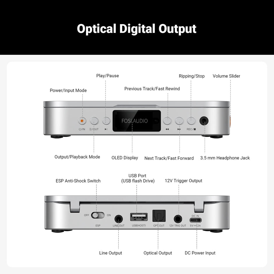  Hifi CD Player with Remote