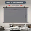 Anti-Light Thick HD Projector Screen 16:9 No-Hole Wall-Mounted Home Projection Screen 60/72/84/92/100/110/120/133Inch