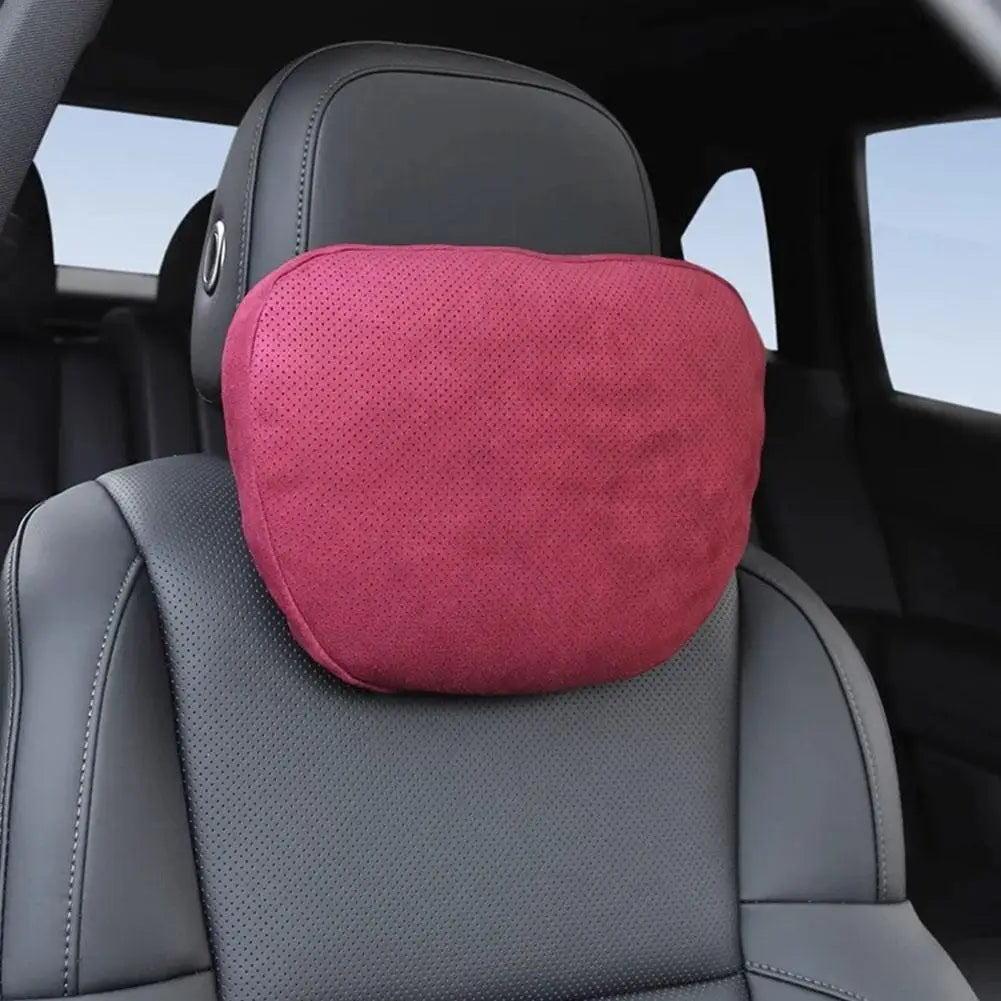 Headrest Universal Adjustable Car Neck Pillow Lumbar Support Cushion Soft Memory Foam for S Class Sedan SUV Vehicle Comfort