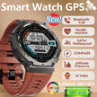 2026 Military BUILT-IN GPS 10ATM Waterproof Smart Watch Built-In 6 Frequency Satellite Outdoors Sports Fitness AMOLED Watch Men