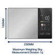 Smart Kitchen Scale Connects to Mobile App for Food Calorie Calculation Fitness Weight Loss Body Management