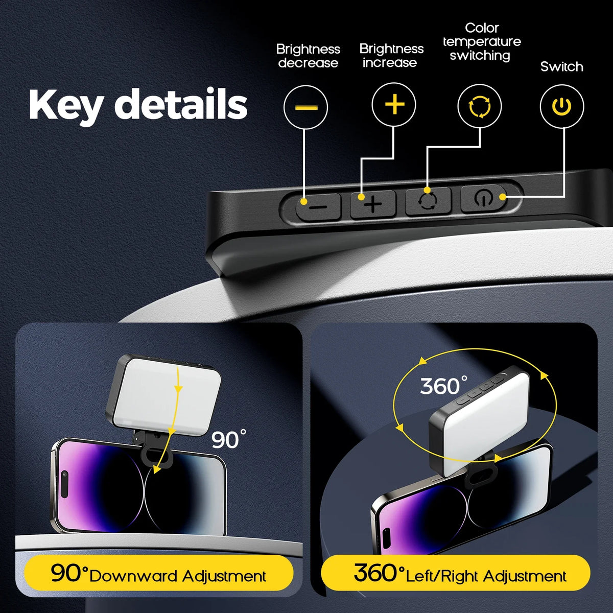 LED Selfie Light for Iphone