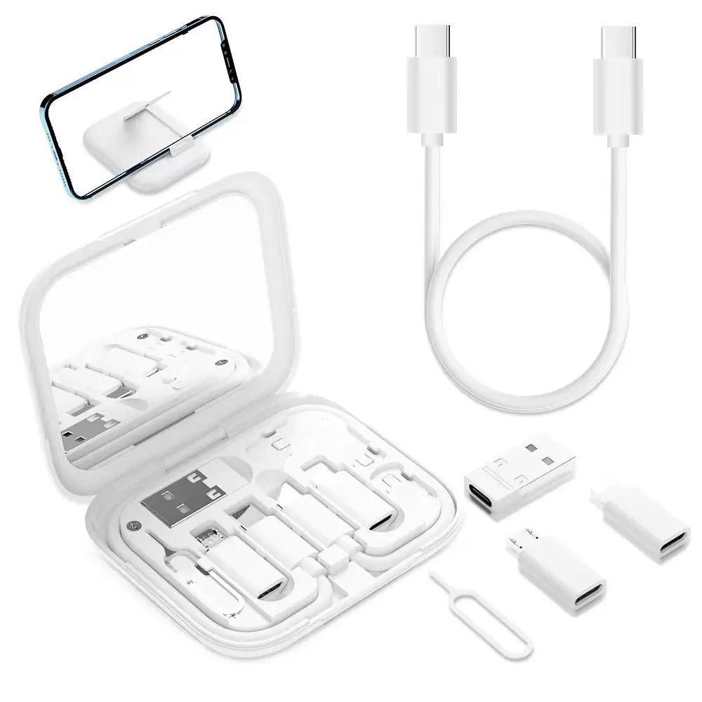 USB Type-C to C 60W Charging Adapter Cable Set USB-C to Lightning Adapter Kit USB-A Type-C to Micro/Type-C/Lightning