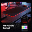 RGBIC Gaming Mouse Pad, Wifi Smart APP Control 16 Million Colors LED Desk Mat, Waterproof for PC Computer Game