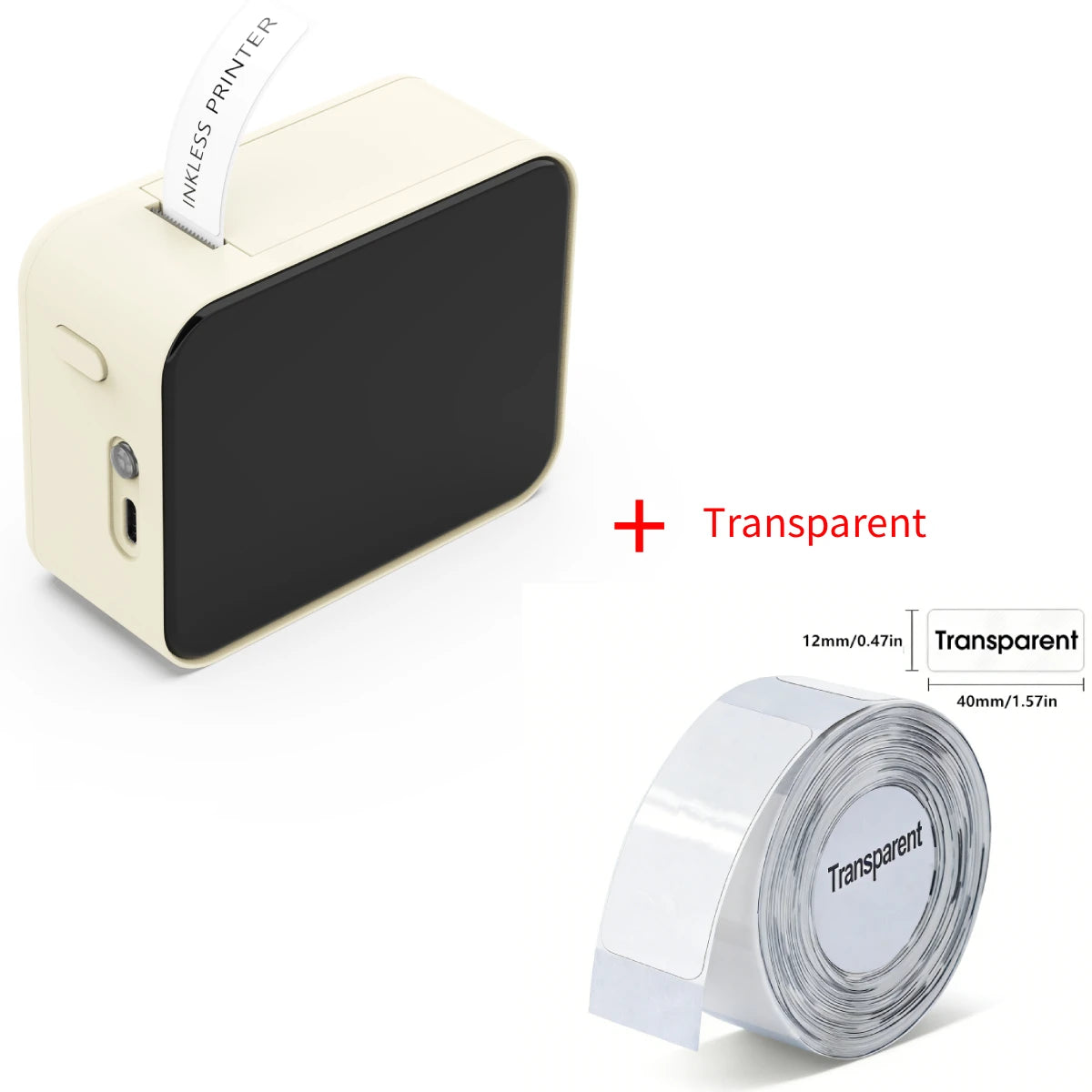 P15 Mini Portable Thermal Printer Wireless Bluetooth-Compatible Label Tag for Home Office Labeling Sticker Machine