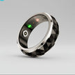 R11 Ceramic Smart Ring for Men, Fidget Spinner Anxiety Relieve Ring with Charging Case, Health Monitor, 5ATM Waterproof