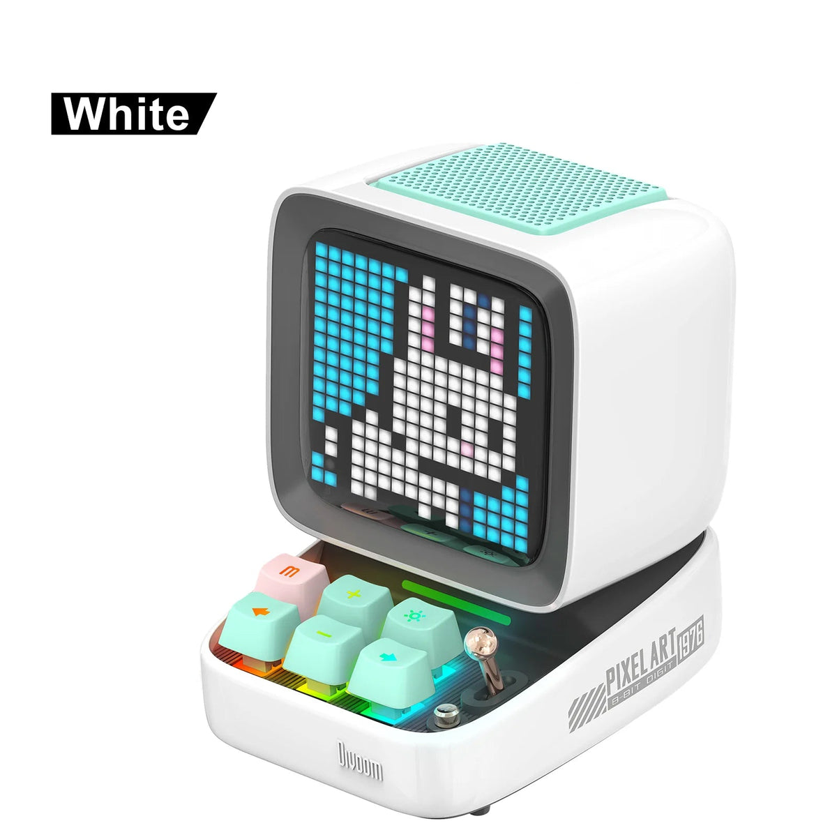 Ditoo-Pro Retro Pixel Art Bluetooth Portable Speaker Alarm Clock DIY LED Display Board, Cute Gift Home Light Decoration